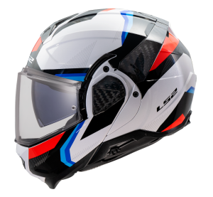 LS2 FF910 ADVANT II TRIPLE WHITE BLUE RED