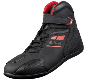 LS2 GARRA LADY BOOTS BLACK RED