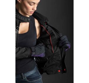 LS2 GATE LADY JACKET BLACK PINK