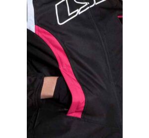 LS2 GATE LADY JACKET BLACK PINK