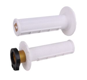ODI GRIPS MX Lock-on v2 Half-Waffle White