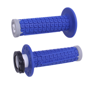 ODI GRIPS NOMAD w/D30 Lock-On Off-Road Grip BLUE/Grey/Grey