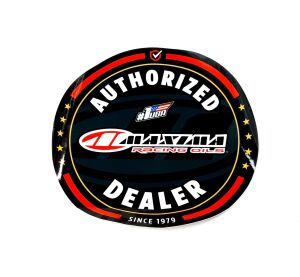 MAXIMA AUTH DEALER ROUND DECAL