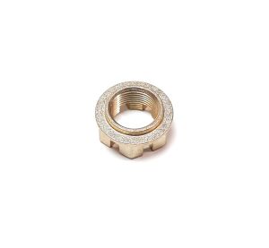 NUT, CASTLE FLG-M22 X 1,5