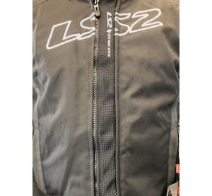 LS2 GATE LADY JACKET BLACK DARK GREY