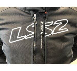LS2 GATE LADY JACKET BLACK DARK GREY