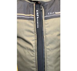 LS2 SHADOW MAN JACKET KHAKI BLACK H-V ORANGE