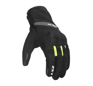 LS2 JET III MAN GLOVES BLACK H-V YELLOW