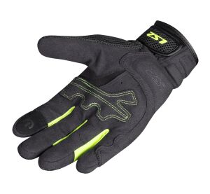 LS2 KUBRA MAN GLOVES ANTHRACITE H-V YELLOW