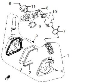 Air Cleaner, Reed Valve