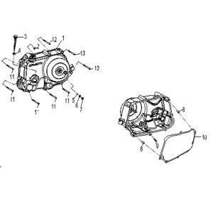 Right crankcase cover