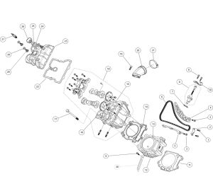CYLINDER AND CYLINDER HEAD