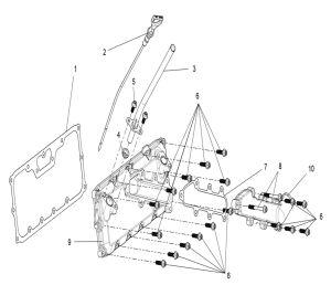 Upper crankcase cover sub-assembly