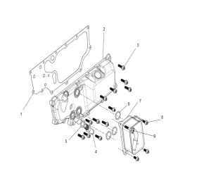 Lower crankcase cover sub-assembly