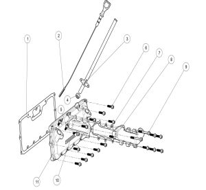 Upper crankcase cover sub-assembly