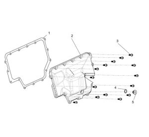 Oil pan sub-assembly.