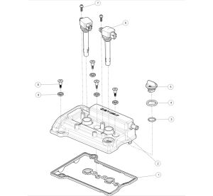 Cylinder head cover.