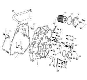 LEFT CRANKCASE COVER