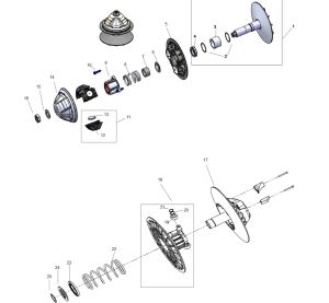 Cvtech wearing parts