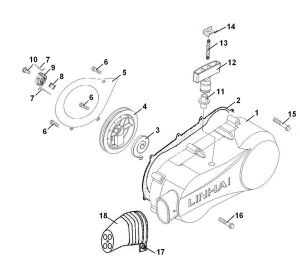 LEFT CRANKCASE COVER