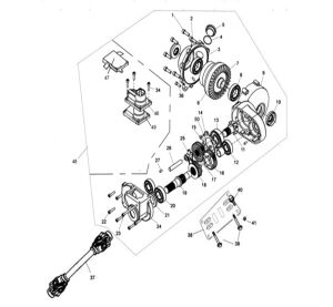 FRONT GEAR-BOX（FOR 4WD）