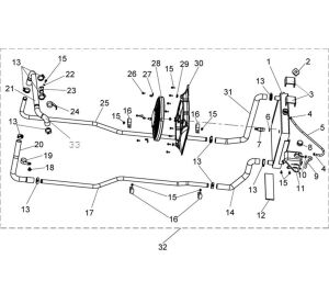 Cooling System Exploded View