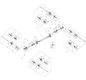 TRANSMISSION SYSTEM ASSEMBLY (NARROW VEHICLE VERSION)