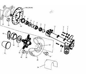 WHEEL REAR (FOR EUROPE)