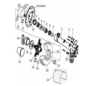 WHEEL REAR  (FOR EUROPE)