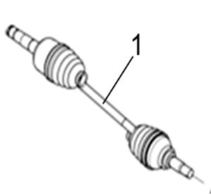 REAR LEFT DRIVE AXLE(XL)