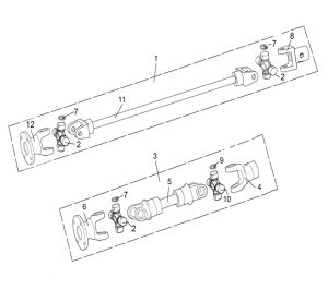 FRONT AND REAR KNUCKLE ASSY