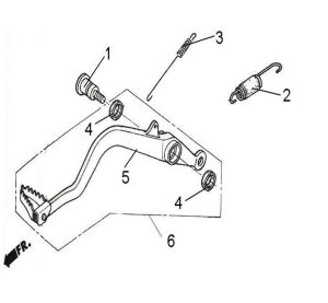 PEDAL, BRAKE