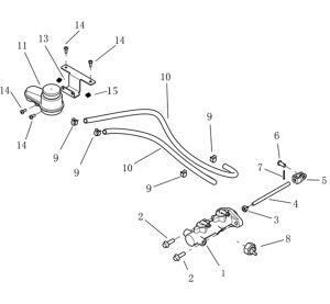 Brake, Master Cylinder Mounting