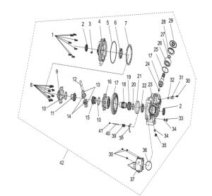 Front Axle assembly.