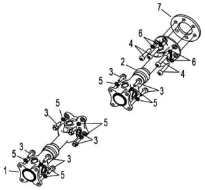 FRONT AND REAR KNUCKLE ASSY