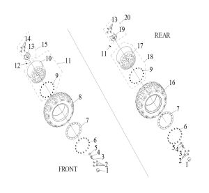 BEADLOCK RIM 27 INCH.