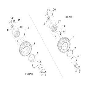 BEADLOCK RIM 30 INCH.