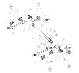 DRIVE SHAFT, WIDE VERSION