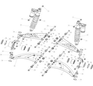 FRONT SUSPENSION, NARROW VERSION