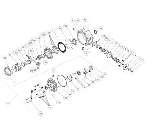 REAR AXLE(with differential，no ABS)