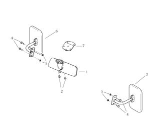 REAR VIEW MIRROR ASSY