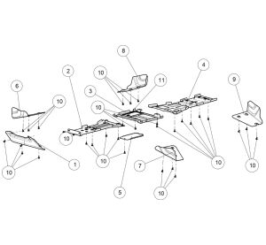EXTERNAL PLASTIC PARTS(BOTTOM)