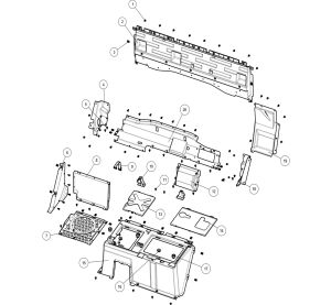 COCKPIT PANEL PARTS.