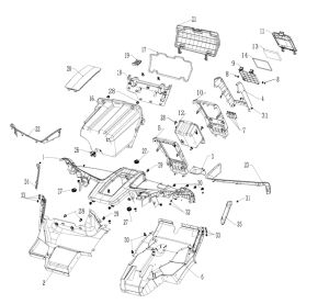 INTERNAL RUBBER AND PLASTIC PARTS
