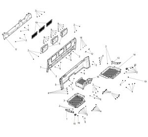 FIRST ROW PLASTIC PARTS