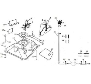 FUEL TANK  (NEW VERSION)（FOR EUROPE）