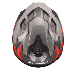 LS2 FF817 CHALLENGER II VIPER GREY RED