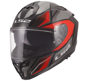 LS2 FF817 CHALLENGER II VIPER GREY RED