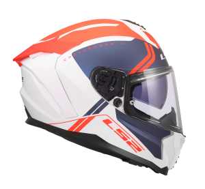 LS2 FF817 CHALLENGER II TITAN WHITE BLUE RED