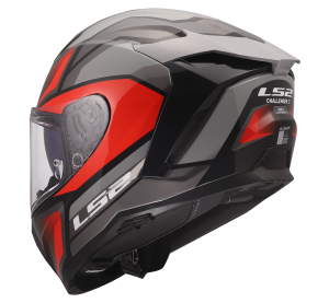 LS2 FF817 CHALLENGER II VIPER GREY RED